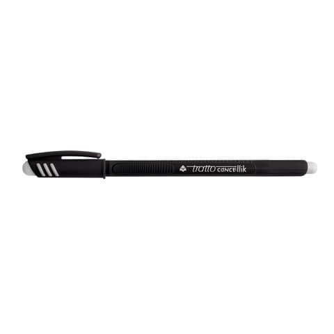 Penna a sfera cancellabile TRATTO Cancellik 1 mm nero F826103